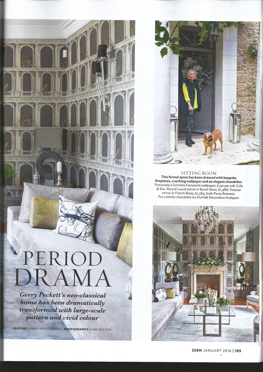 25 Beautiful Homes - Sophie Peckett Editoral Period Drama