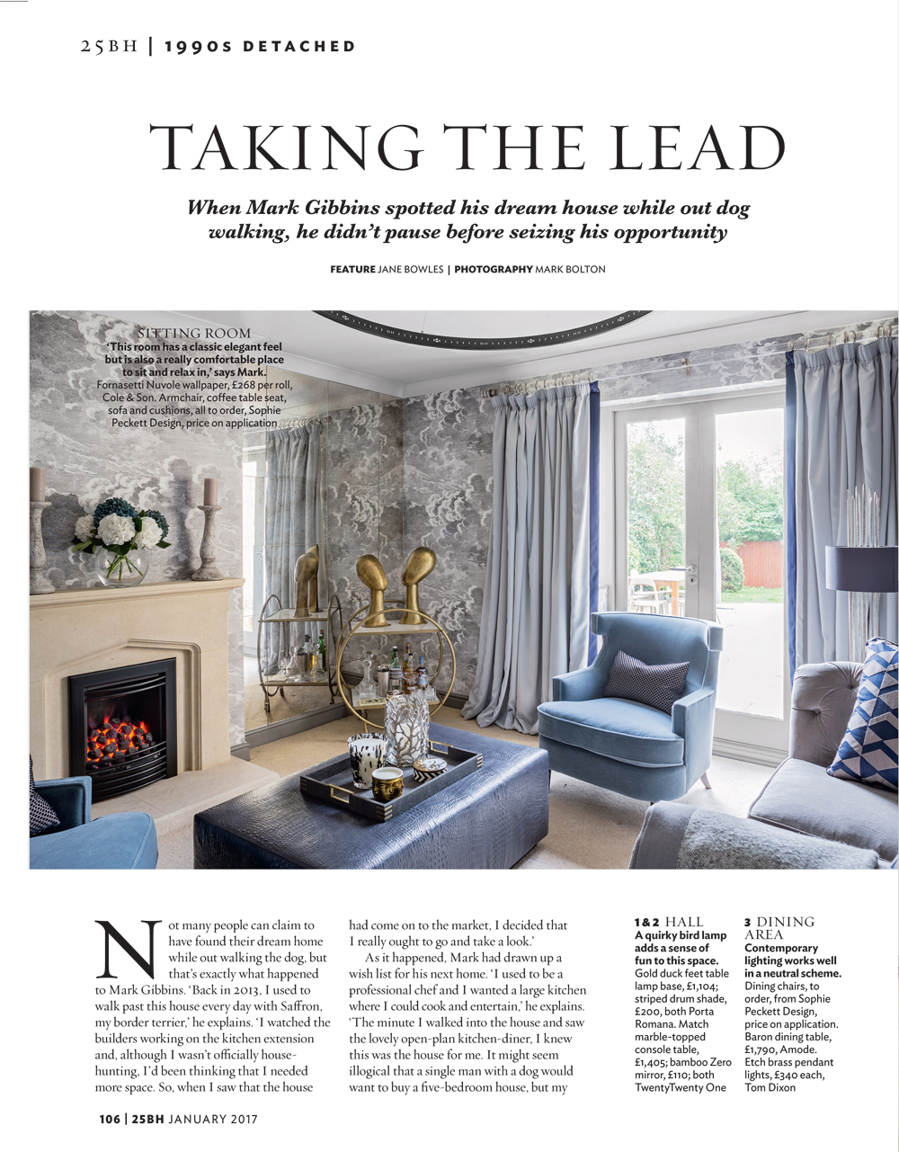 25 Beautiful Homes, Designer Sophie Peckett