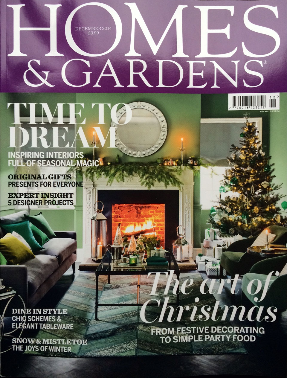 Sophie Peckett Design feature in Homes and Gardens Magazine